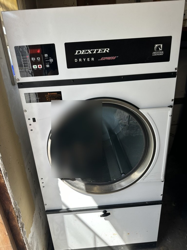 Dexter Express commercial gas dryer